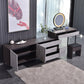 Gray Modern Wooden with Drawer Lighted Mirror Bedroom Vanity Table Clearhalo 'Bedroom Furniture' 'furn' 'furn_makeup_vanities' 'Furniture' 'Makeup Vanities' 'makeup_vanities' 7821842