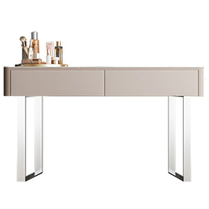 Glam met lade verlichte spiegel slaapkamer lederen kaptafel