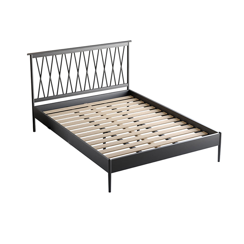 47,24 "Höhen Metallrahmen Standardbett mit Rechteck Open-Frame-Kopfteil