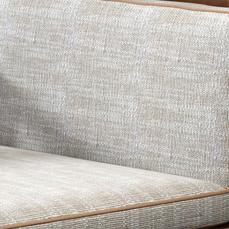 Cushioned Cotton Blend Chaise Lounge Daybed in Walnut of 72.4" W Clearhalo 'Chairs & Seating' 'Chaise Lounge' 'chaise_lounge' 'furn' 'furn_chaise_lounge' 'Furniture' 'Living Room Furniture' 7822179