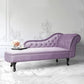 Button Tufted Chaise Lounge Couch with Rolled Arms - 66.9" W Clearhalo 'Chairs & Seating' 'Chaise Lounge' 'chaise_lounge' 'furn' 'furn_chaise_lounge' 'Furniture' 'Living Room Furniture' 7822266