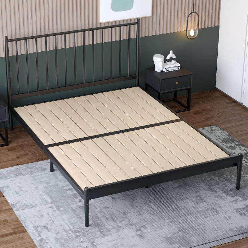 43,3 "Letti a stecca standard in metallo in altezza con testiera rettangolo