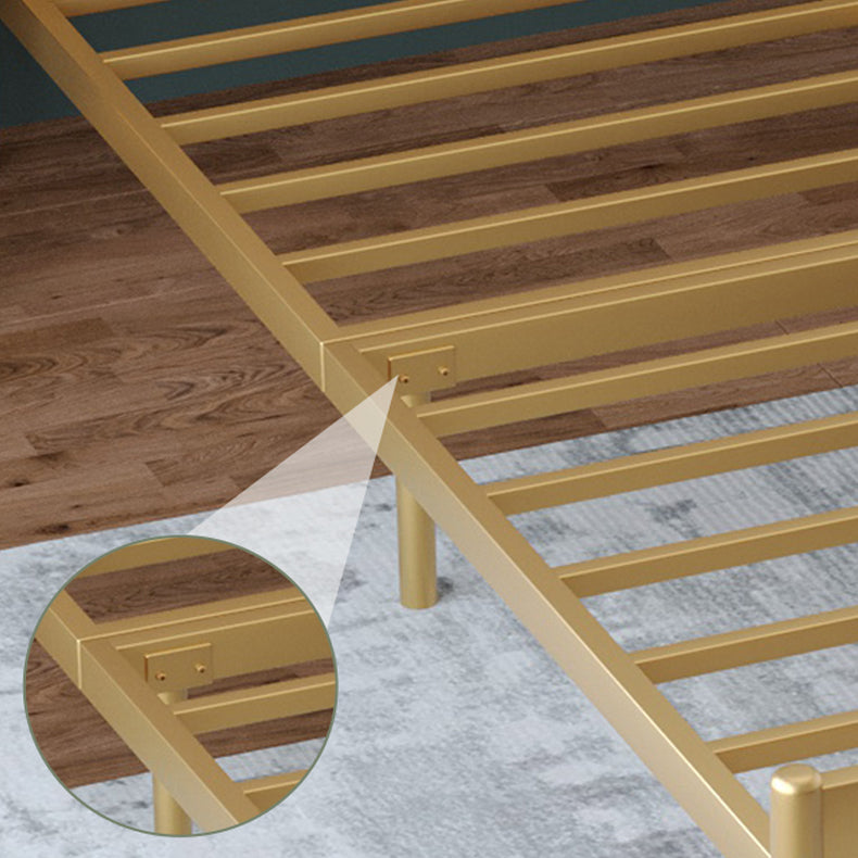 43,3 "Letti a stecca standard in metallo in altezza con testiera rettangolo