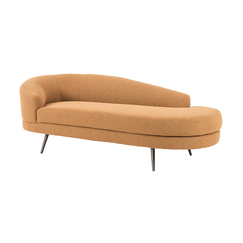 70.9" L Contemporary Recessed Arm Chaise Lounge with Cushion Left-Arm Chaise Clearhalo 'Chairs & Seating' 'Chaise Lounge' 'chaise_lounge' 'furn' 'furn_chaise_lounge' 'Furniture' 'Living Room Furniture' 7822350