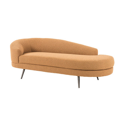 70.9" L Contemporary Recessed Arm Chaise Lounge with Cushion Left-Arm Chaise Clearhalo 'Chairs & Seating' 'Chaise Lounge' 'chaise_lounge' 'furn' 'furn_chaise_lounge' 'Furniture' 'Living Room Furniture' 7822350