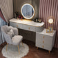 Bedroom Lighted Mirror With Drawer Wooden Glam Make-up Vanity Clearhalo 'Bedroom Furniture' 'furn' 'furn_makeup_vanities' 'Furniture' 'Makeup Vanities' 'makeup_vanities' 7822428