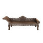 Traditional Espresso Solid Wood Chaise Lounge Couch with Round Arms Left-Arm Chaise Clearhalo 'Chairs & Seating' 'Chaise Lounge' 'chaise_lounge' 'furn' 'furn_chaise_lounge' 'Furniture' 'Living Room Furniture' 7822518