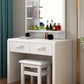 3-Piece Wood Standing Drawers Included Vanity Dressing Table Set Clearhalo 'Bedroom Furniture' 'furn' 'furn_makeup_vanities' 'Furniture' 'Makeup Vanities' 'makeup_vanities' 7822572