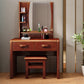 3-Piece Wood Standing Drawers Included Vanity Dressing Table Set Clearhalo 'Bedroom Furniture' 'furn' 'furn_makeup_vanities' 'Furniture' 'Makeup Vanities' 'makeup_vanities' 7822575