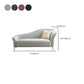 Glam with Arms Chaise Flared Arms with Legs for Bedroom Living Room Clearhalo 'Chairs & Seating' 'Chaise Lounge' 'chaise_lounge' 'furn' 'furn_chaise_lounge' 'Furniture' 'Living Room Furniture' 7822662