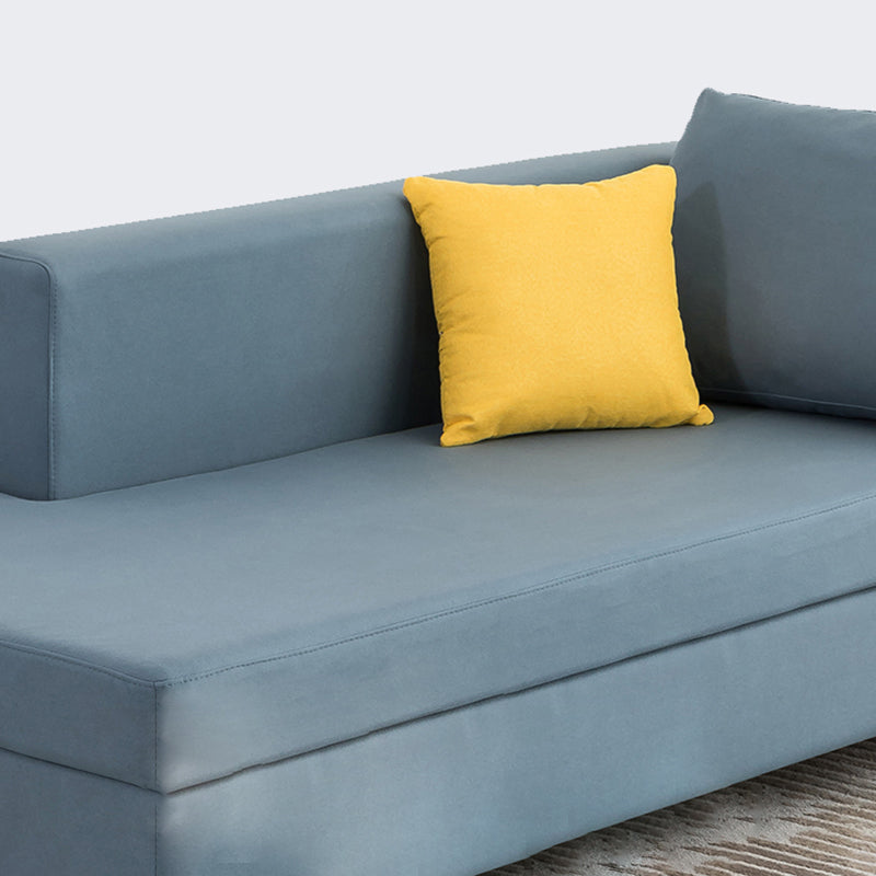 Wood One Armed Scandinavian Chaise Square Arms with Legs for Living Room Clearhalo 'Chairs & Seating' 'Chaise Lounge' 'chaise_lounge' 'furn' 'furn_chaise_lounge' 'Furniture' 'Living Room Furniture' 7822706