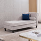 Wood One Armed Contemporary Chaise Rolled Arms with Legs for Living Room Clearhalo 'Chairs & Seating' 'Chaise Lounge' 'chaise_lounge' 'furn' 'furn_chaise_lounge' 'Furniture' 'Living Room Furniture' 7822732