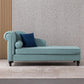 Wood One Armed Contemporary Chaise Rolled Arms with Legs for Living Room Blue Left-Arm Chaise Clearhalo 'Chairs & Seating' 'Chaise Lounge' 'chaise_lounge' 'furn' 'furn_chaise_lounge' 'Furniture' 'Living Room Furniture' 7822737