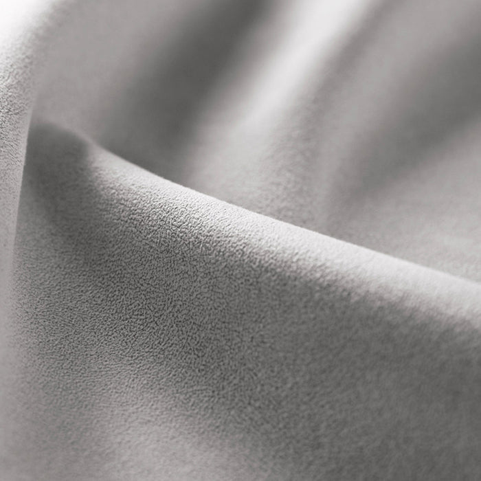 Letto standard grigio da 40,55 "con materasso con headboard rivestito