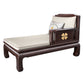 Traditional Brown with Arms Chaise Wood for Bedroom Living Room Chaise Zuo Clearhalo 'Chairs & Seating' 'Chaise Lounge' 'chaise_lounge' 'furn' 'furn_chaise_lounge' 'Furniture' 'Living Room Furniture' 7822831