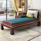 Traditional with Arms Wooden Chaise with Pillow Round Arms for Living Room Clearhalo 'Chairs & Seating' 'Chaise Lounge' 'chaise_lounge' 'furn' 'furn_chaise_lounge' 'Furniture' 'Living Room Furniture' 7822837