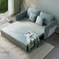 Modern & Contemporary Upholstered Faux leather Futon Sleeper Sofa Bed