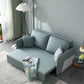Modern & Contemporary Upholstered Faux leather Futon Sleeper Sofa Bed