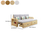 Removable Cushions Scandinavian Solid Wood Futon Sleeper Sofa Bed Clearhalo 'furn' 'furn_futons' 'Furniture' 'Futons & Daybeds' 'Futons' 'Living Room Furniture' 7823045