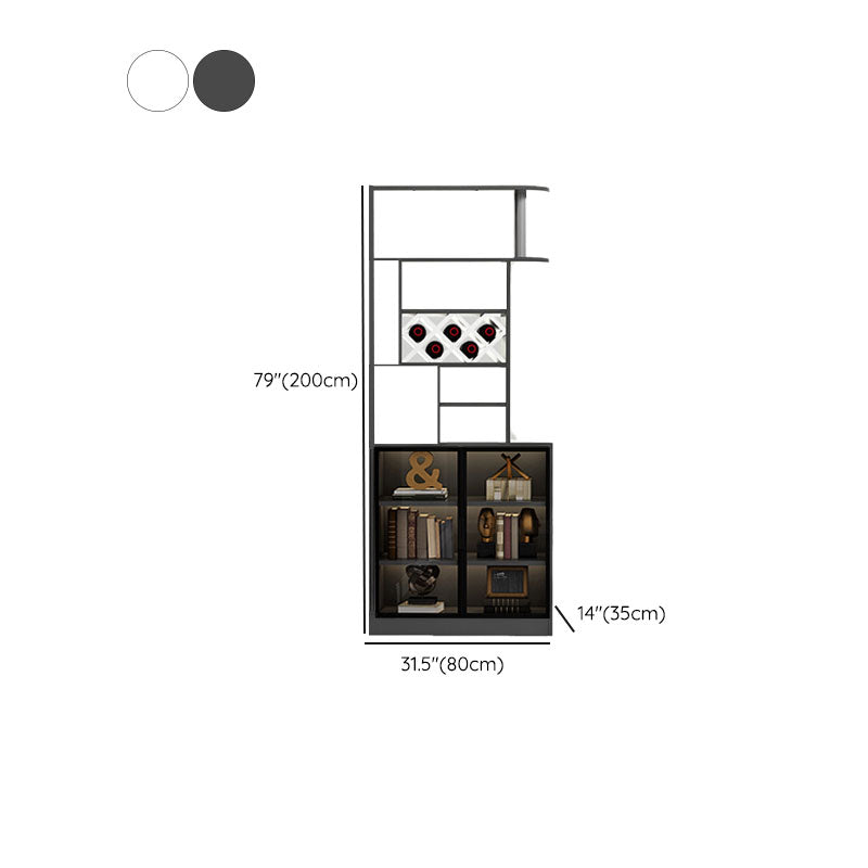 Modern Bar Pulls White and Gray Cabinets Included Wood Accent Cabinet