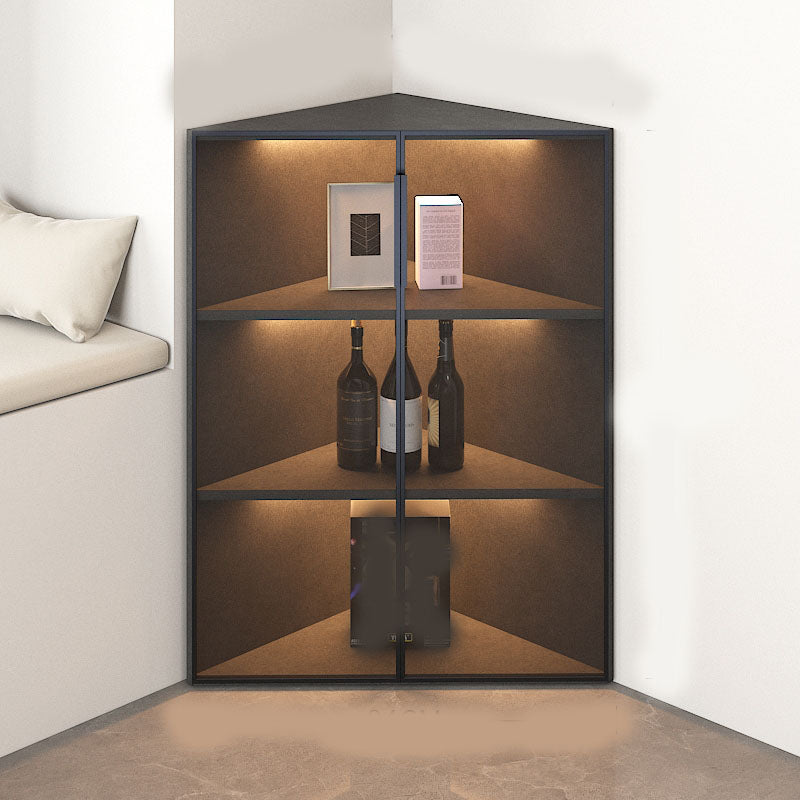 Legno in vetro angolare senza accento contemporaneo angosciante