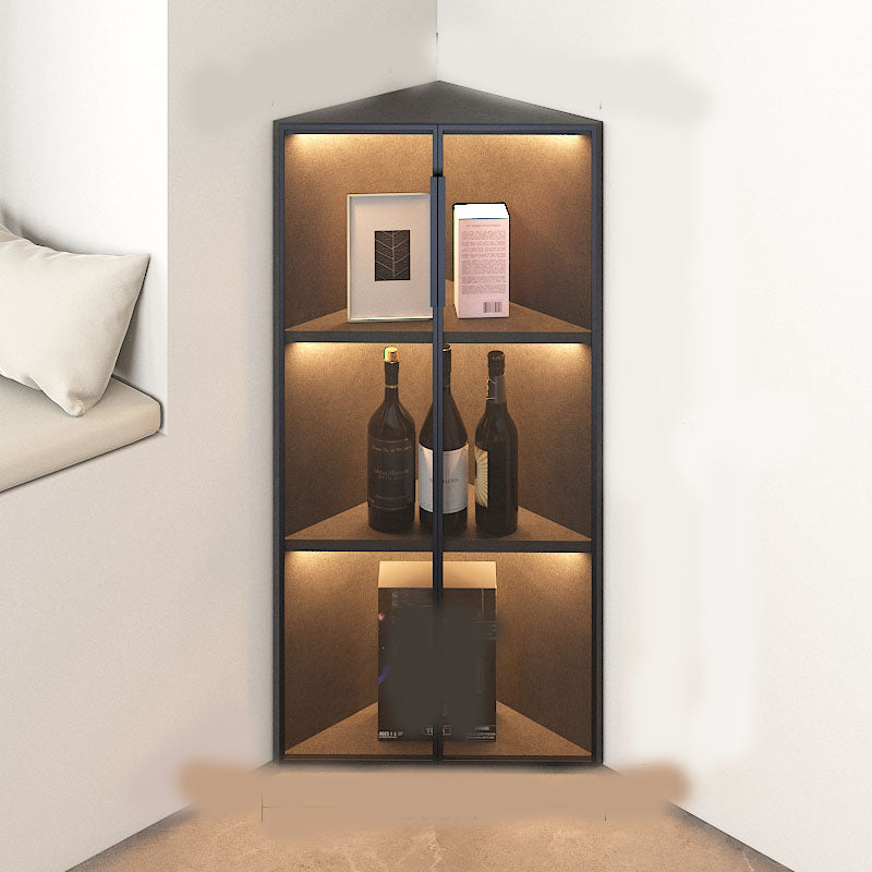 Legno in vetro angolare senza accento contemporaneo angosciante