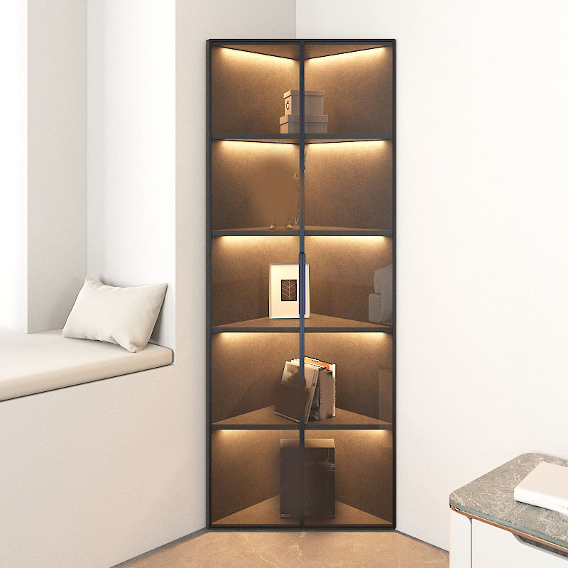 Legno in vetro angolare senza accento contemporaneo angosciante