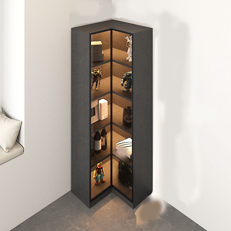 Legno in vetro angolare senza accento contemporaneo angosciante