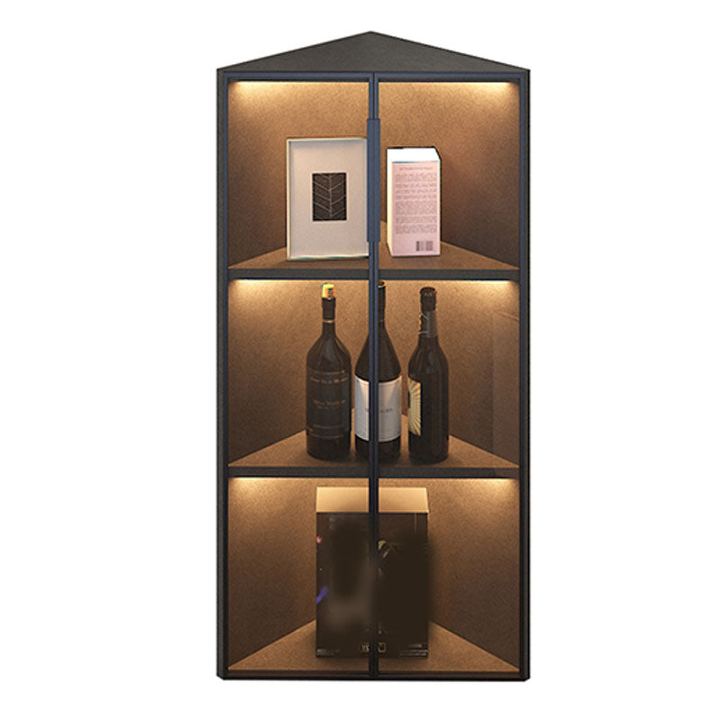 Legno in vetro angolare senza accento contemporaneo angosciante