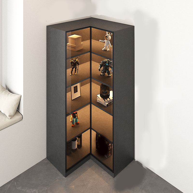 Legno in vetro angolare senza accento contemporaneo angosciante