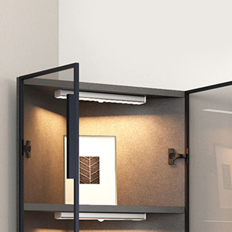 Legno in vetro angolare senza accento contemporaneo angosciante