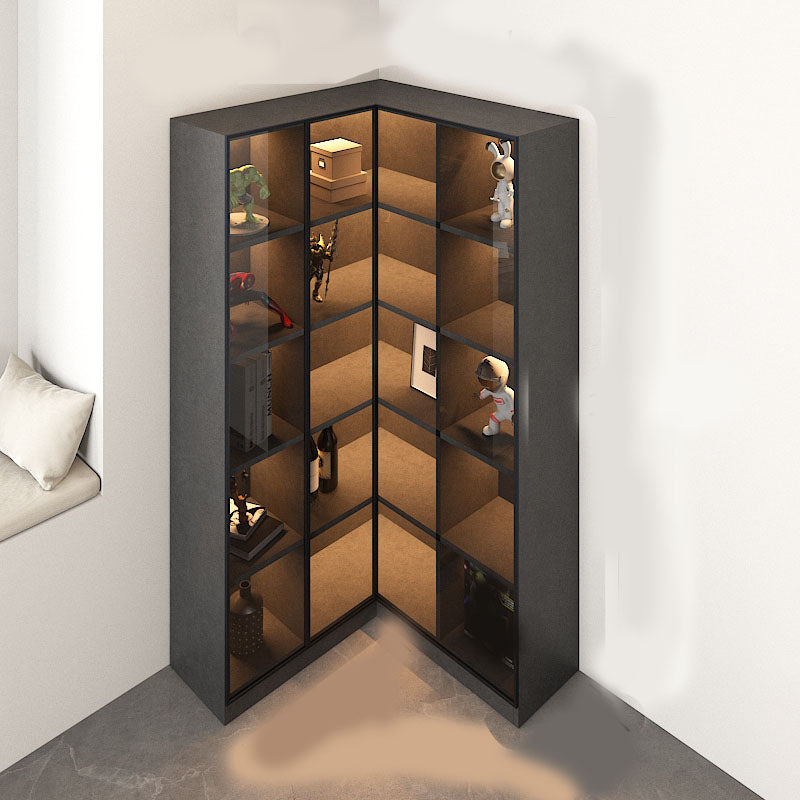 Legno in vetro angolare senza accento contemporaneo angosciante