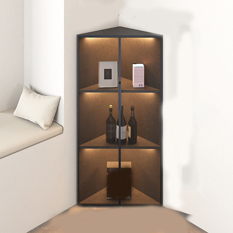 Legno in vetro angolare senza accento contemporaneo angosciante