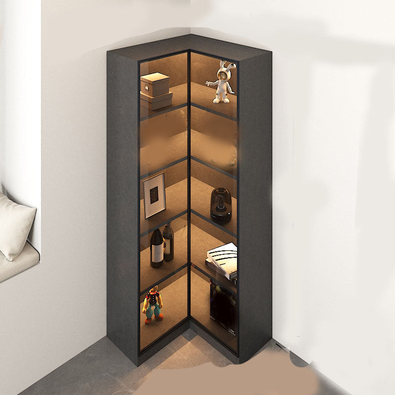 Legno in vetro angolare senza accento contemporaneo angosciante