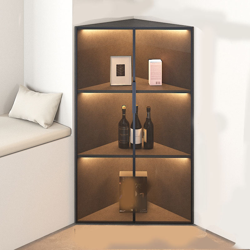 Legno in vetro angolare senza accento contemporaneo angosciante