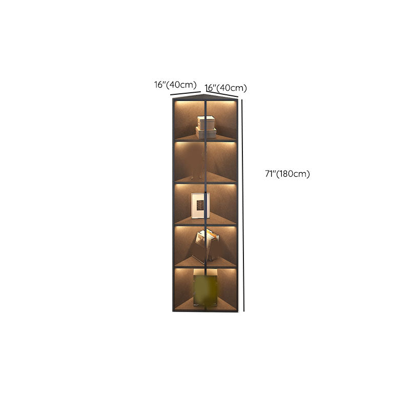 Legno in vetro angolare senza accento contemporaneo angosciante
