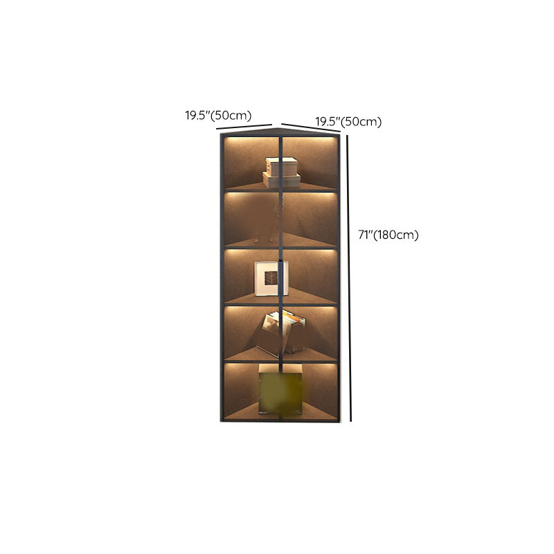 Legno in vetro angolare senza accento contemporaneo angosciante