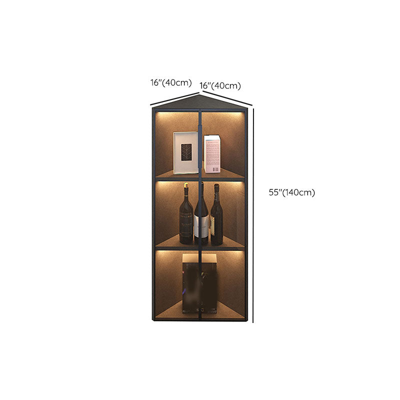 Legno in vetro angolare senza accento contemporaneo angosciante