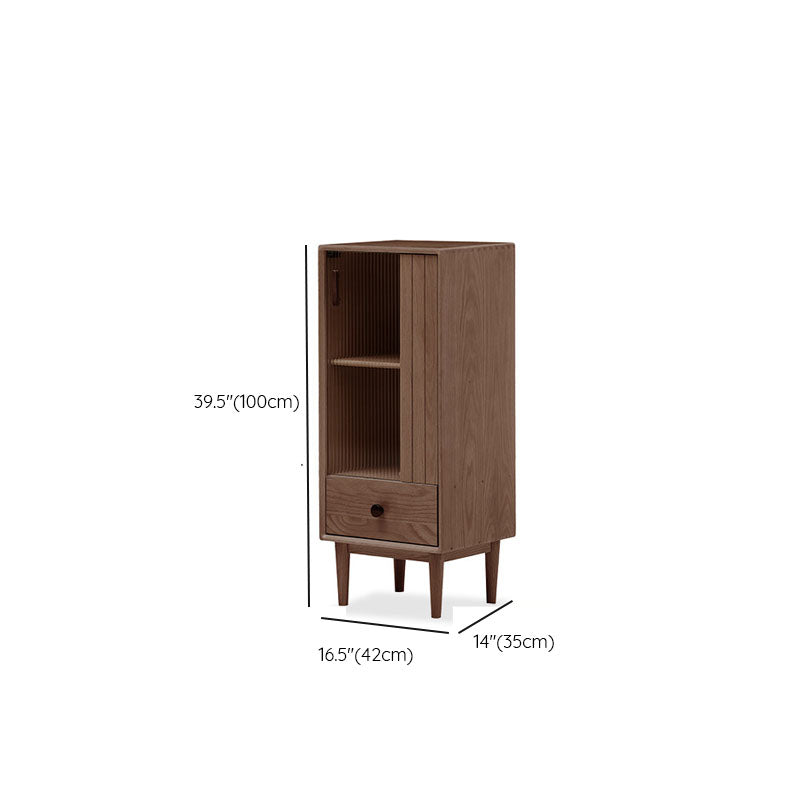 Wood 1 - Drawer Contemporary Accent Cabinet Contemporary with Straight Legs Clearhalo 'Cabinets & Chests' 'cabinets_chests' 'furn' 'furn_cabinets_chests' 'Furniture' 'Living Room Furniture' 7823219