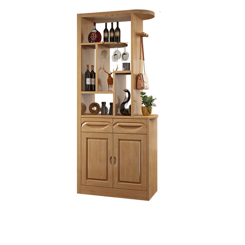 Massive Holzregale waren moderner Akzentschrank für Wohnzimmer