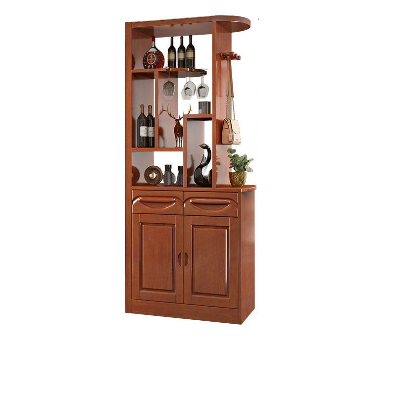 Massive Holzregale waren moderner Akzentschrank für Wohnzimmer