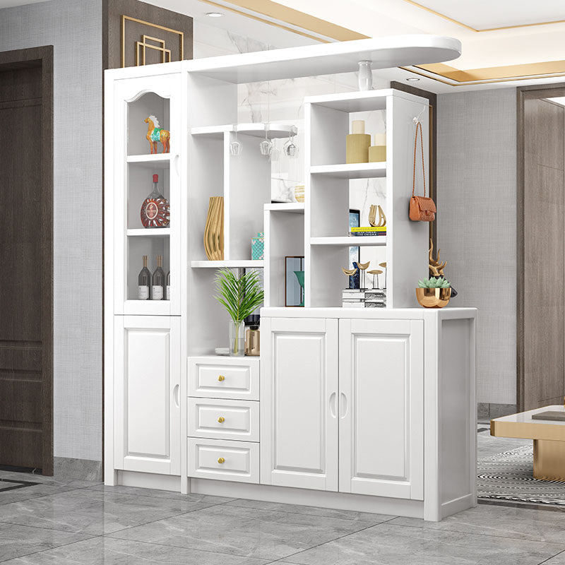 Massive Holzregale waren moderner Akzentschrank für Wohnzimmer