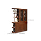 Bar Pulls Traditional Solid Wood Shelves Included Accent Cabinet