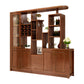 Solid Wood Modern Bar Pulls Accent Cabinet with Doors and Drawers