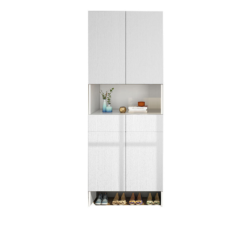 2- Drawer Wooden Contemporary Accent Cabinet with Doors and Shelves