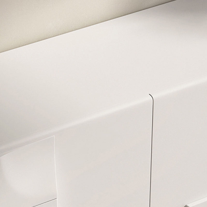 Wood Modern Living Room 35.4" Tall Accent Cabinet with Doors