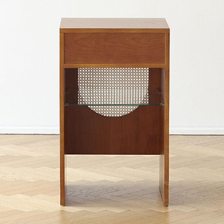 Wood Modern 33 "de haut de haut tiroirs à fermeture moelleuse Armoire avec portes