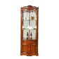 Glas in stand met vaste houten rustieke knoppen Accentkast met deuren