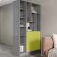 Modern Wooden 78.74" Tall Accent Cabinet with Shelves and Doors