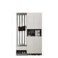 Modern 2-door Wood 78.74" Tall Accent Cabinet with Drawer for Living Room 47"L x 14"W x 79"H Light Gray Beige Right Cabinet Clearhalo 'Cabinets & Chests' 'cabinets_chests' 'furn' 'furn_cabinets_chests' 'Furniture' 'Living Room Furniture' 7823601